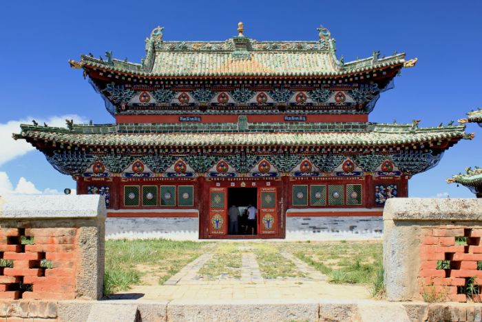 Erdene Zuu manastırındaki tapınak