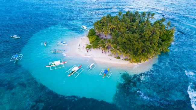 Guyam Adası, Siargao, Filipinler.