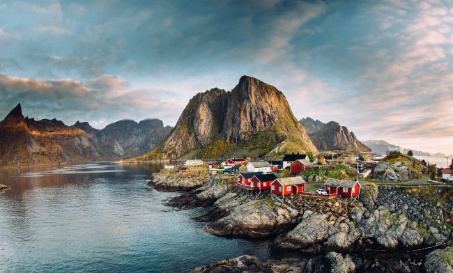 Lofoten Adaları, Norveç.