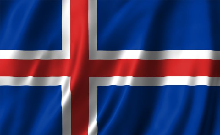 İzlanda Modern bayrak 1915'te seçildi. 
