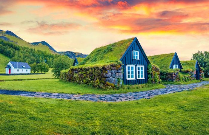 izlanda'da Skogar köyü
