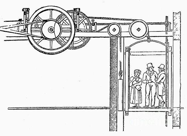 Burton ve Hormer'in turist odaklı 1823 "The Eagle" (Kartal) asansörü.