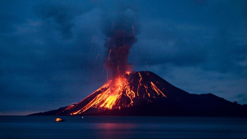 krakatoa (Krakatau) yanardağı