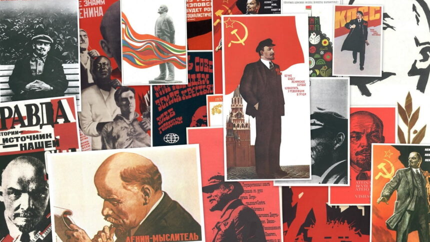 lenin sscb flag