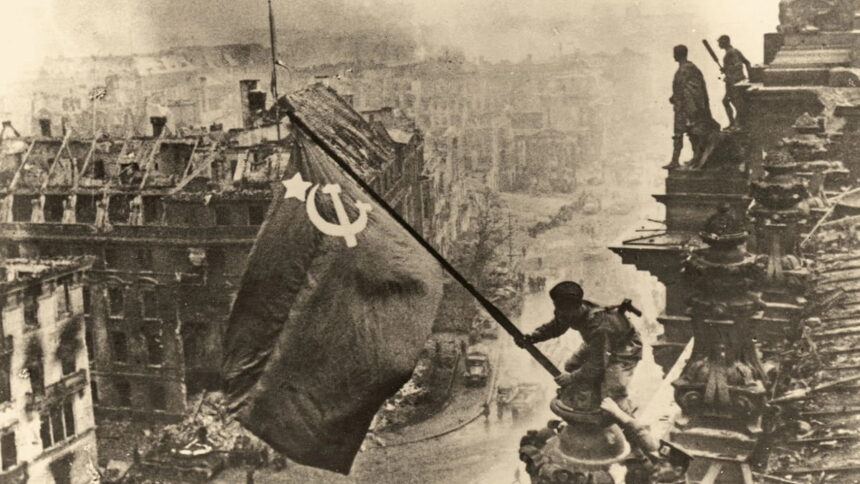 soviet flag over reichstag