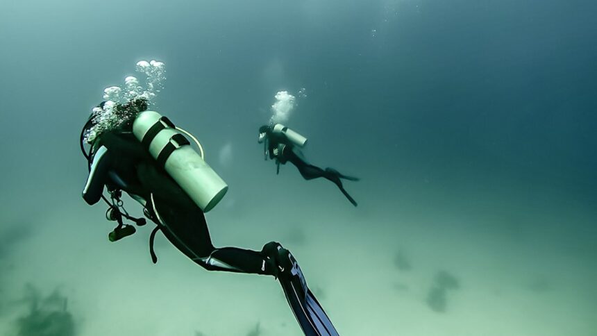 scuba dalışçıları vurgun