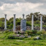 Roma gymnasiumundaki sütunlar, Salamis, Kuzey Kıbrıs