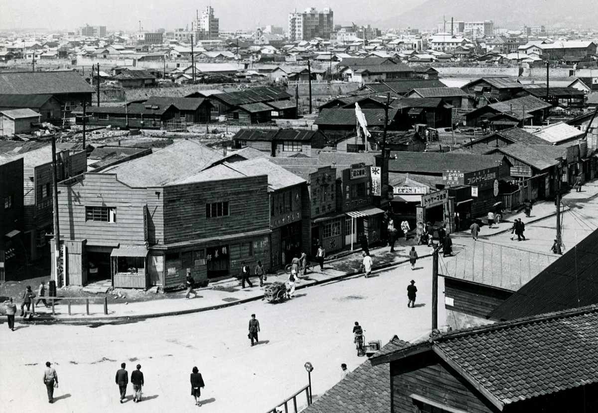hiroşima'nın 1949'da yeniden inşa edilen kısmı