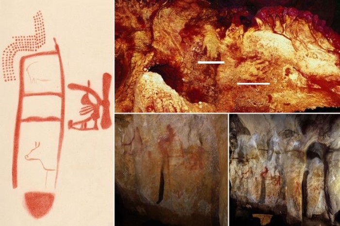 64.000 yıllık Neandertal sanatı ve el kalıpları.