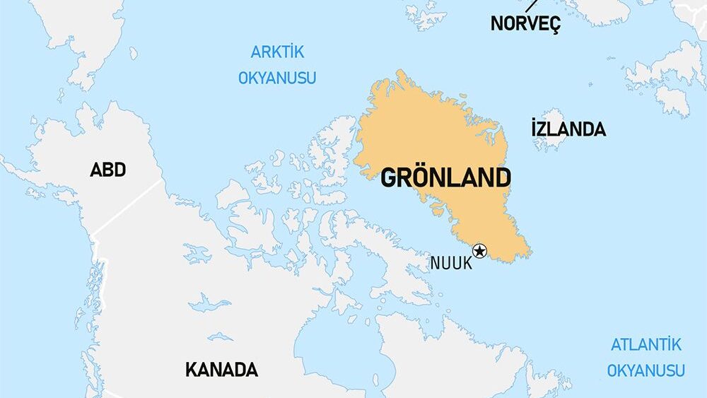 grönland haritası