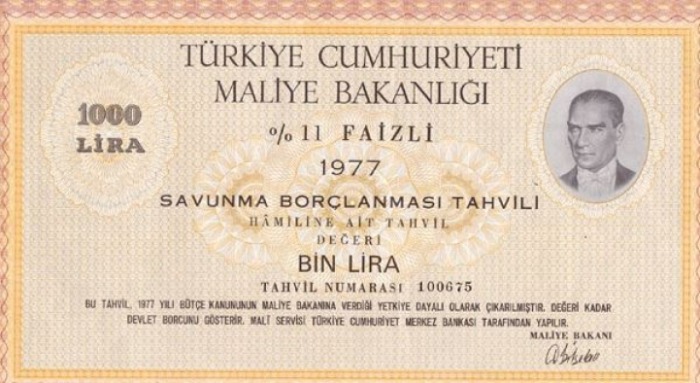 Türkiye Cumhuriyeti Devlet Tahvili, 1997.
