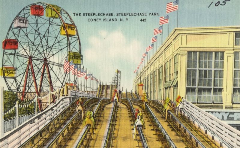Steeplechase Park, 1936 