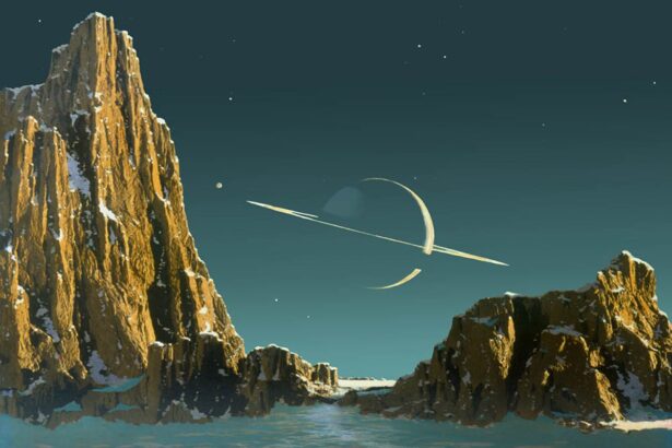 Titan'dan Satürn (1944).