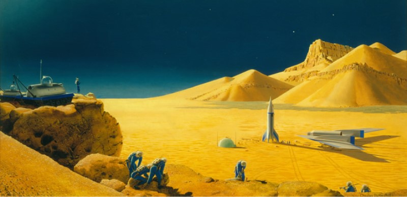 Mars'ı Keşfetmek, 1953 Chesley Bonestell