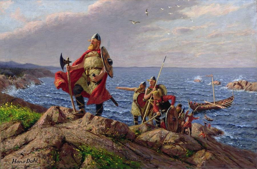 Leif Erikson Amerika'yı keşfediyor.