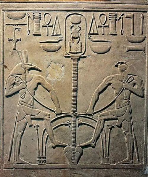 Horus ve Seth. Yeni Krallık, y. MÖ 1550-1077.