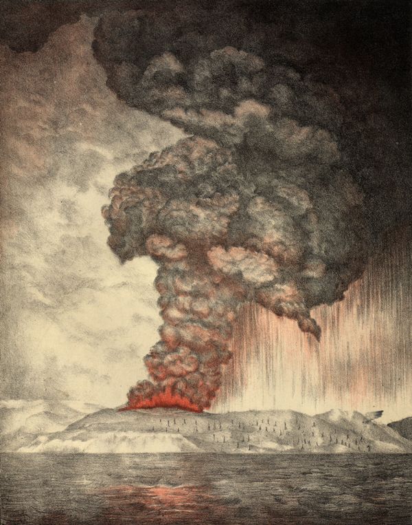27 Mayıs 1883: Endonezya'nın güneybatısındaki Krakatoa patlaması