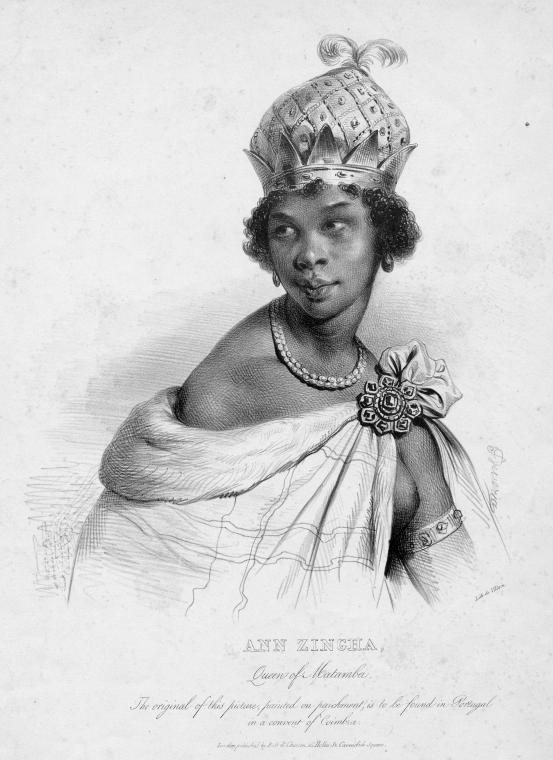 Nzinga Lithograoh, 1899 yılında François Villain tarafından çizilmiştir