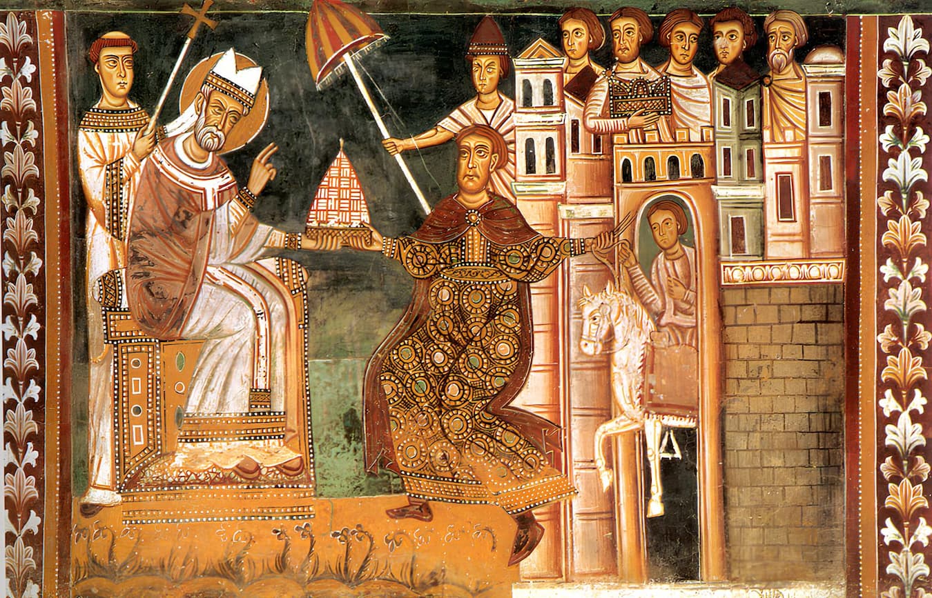 Papa I. Sylvester ve İmparator Konstantin