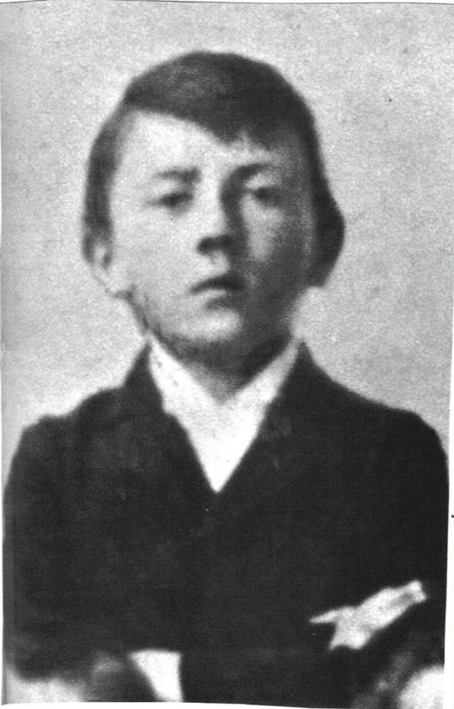 Adolf Hitler'in gençken bir portresi
