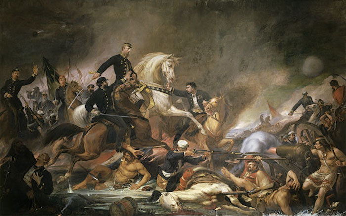 Campo Grande Muharebesi, ressam Pedro Américo. Kaynak: Wikimedia / Francisco Solano Lopez