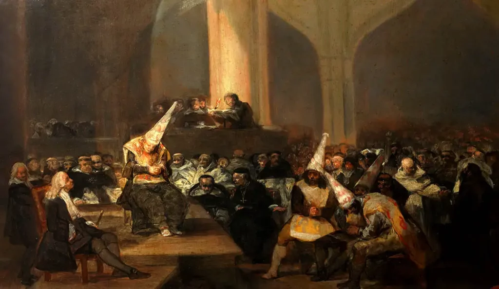 Engizisyon Mahkemesi, Franciso de Goya, 1808-1812. Kaynak: Wikipedia / Reconquista