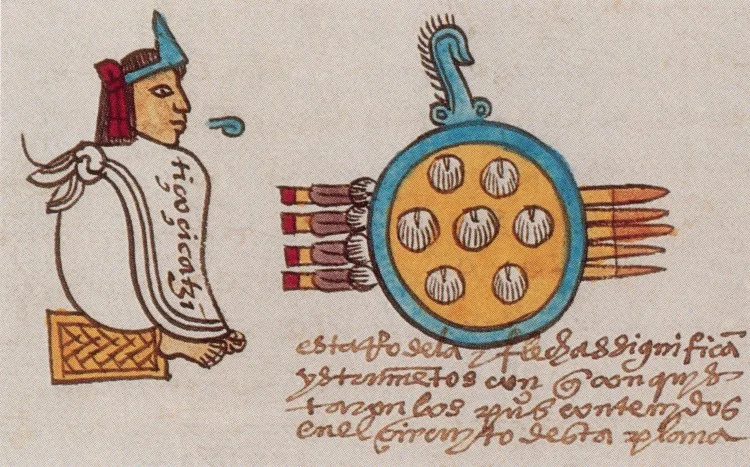 Codex Mendoza'da II. Moctezuma