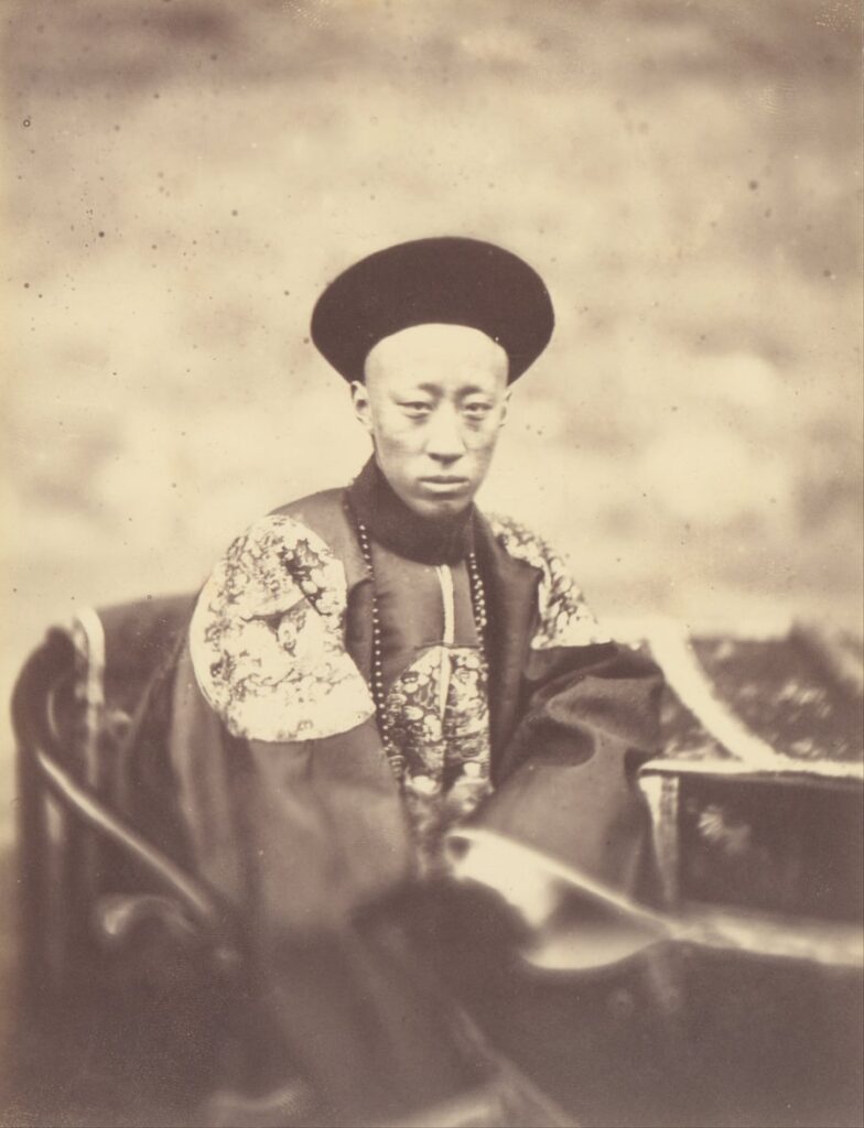 Xinyou Darbesi sırasında Cixi'nin en önemli müttefiki olan Prens Gong'un fotoğrafı