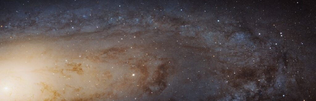 Andromeda Galaksisi'nin en büyük fotoğrafı.