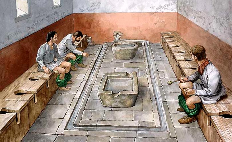 Antik Roma'da ortak tuvaletler