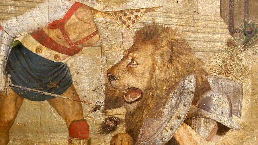 Roma İmparatoru Elagabalus'un akşamcı misafirleri, sabah uyandıklarında bazen bir aslanın yanında uyanırdı