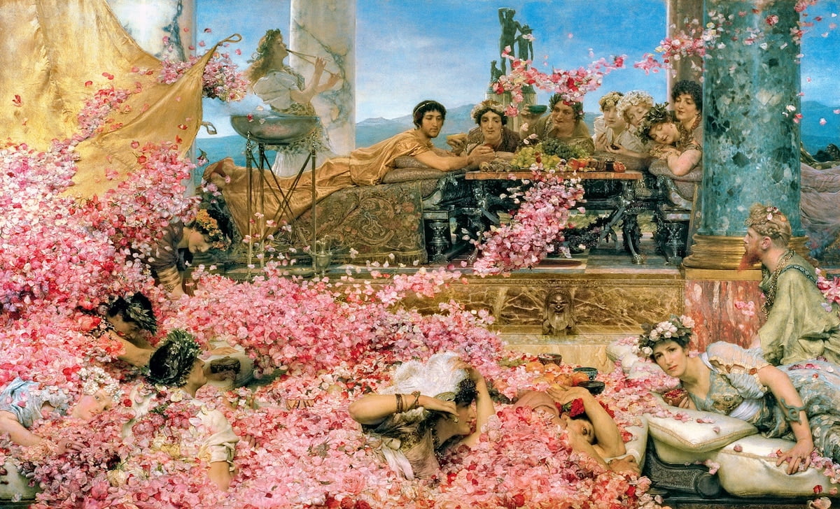 Heliogabalus'un Gülleri / The Roses of Heliogabalus - Lawrence Alma-Tadema 1888