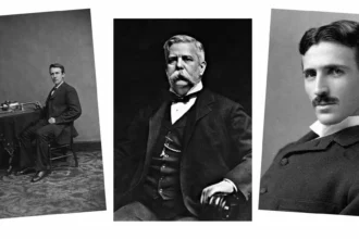 George Westinghouse, thomas edison, nicola tesla