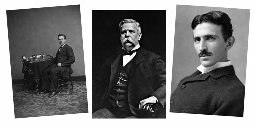 George Westinghouse, thomas edison, nicola tesla