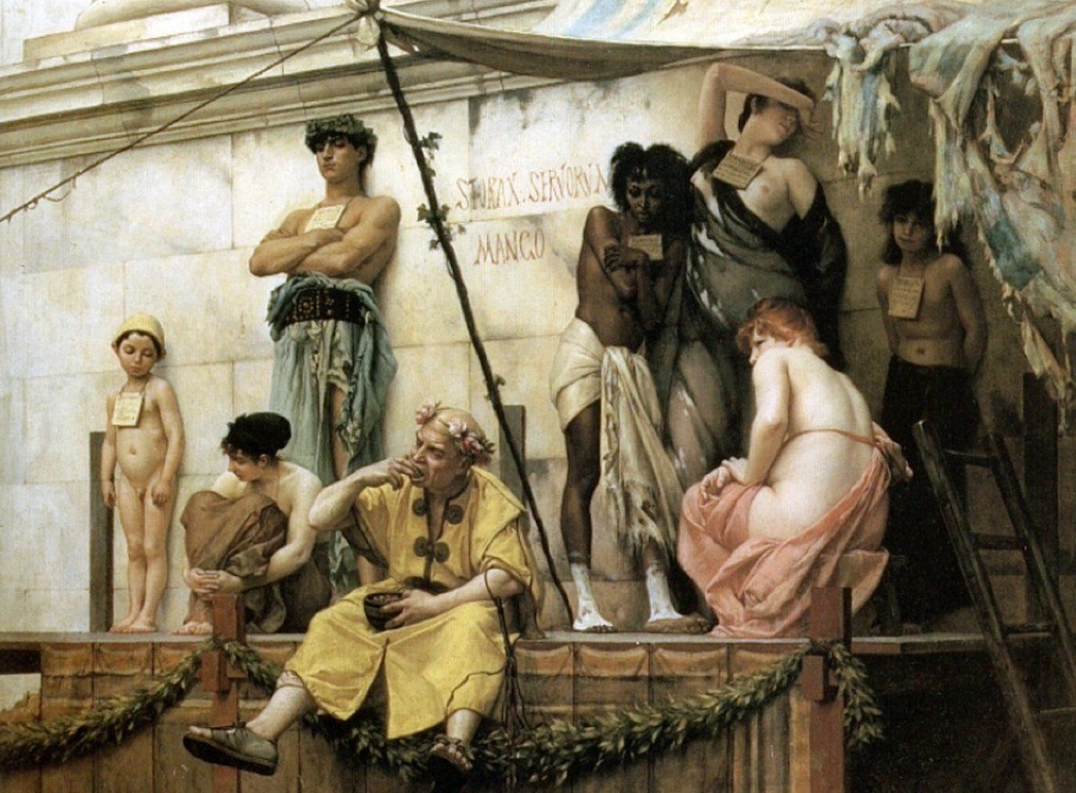 roma köle pazarı