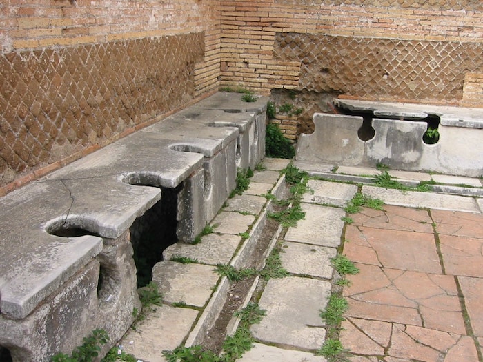 Antik Roma'dan bir tuvalet fotoğrafı