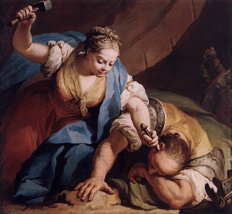 Jael ve Sisera Artemisia Gentileschi