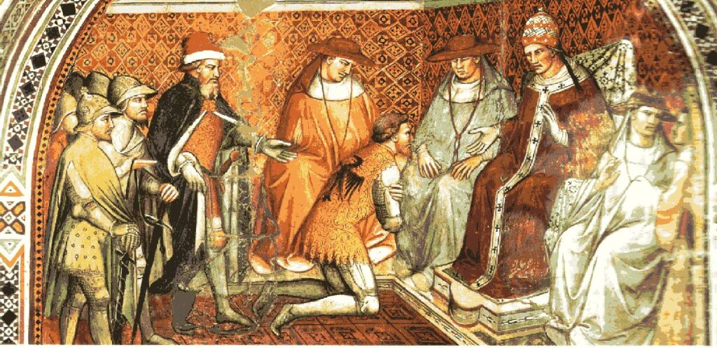 Frederick Barbarossa Papa III. Alexander'ın otoritesine boyun eğdi