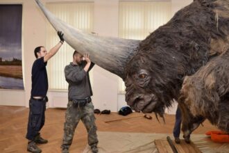 Dev Boynuzlu Gergedan (Elasmotherium)