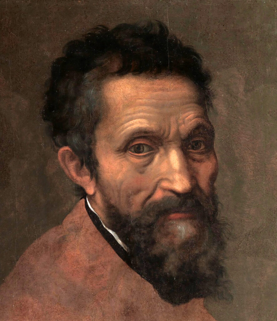 Michelangelo Buonarroti'nin Marcello Venusti tarafından yapılmış portresi. Kaynak: Met Museum