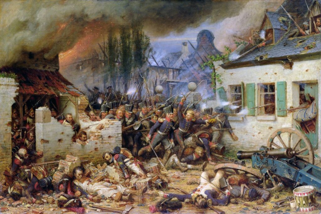 Waterloo Muharebesi, Plancenoit'daki Prusyalılar