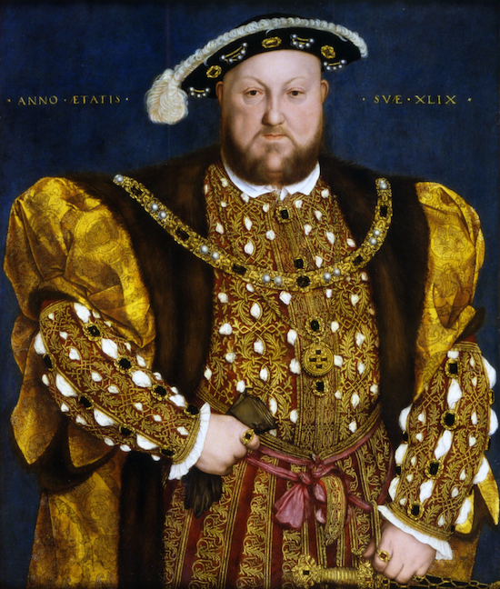 İngiltere Kralı VIII. Henry, sanatçı: Hans Holbein the Younger