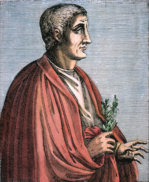 Horace. Tam bilinen adıyla Quintus Horatius Flaccus