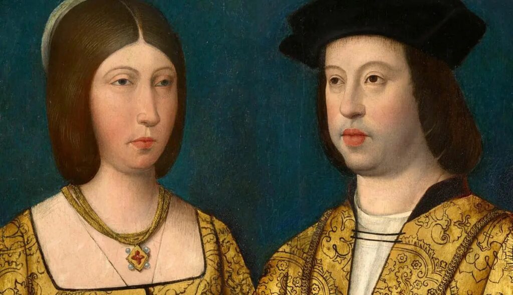 İspanya Kraliçesi I. Isabella, Kastilya Kraliçesi (1451-1504) ve İspanya Kralı Ferdinand V, Aragon Kralı (1452-1516)