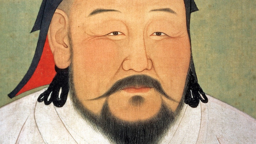 Kubilay Han'ın Portresi, Araniko, 1294, Cambridge Üniversitesi aracılığıyla
