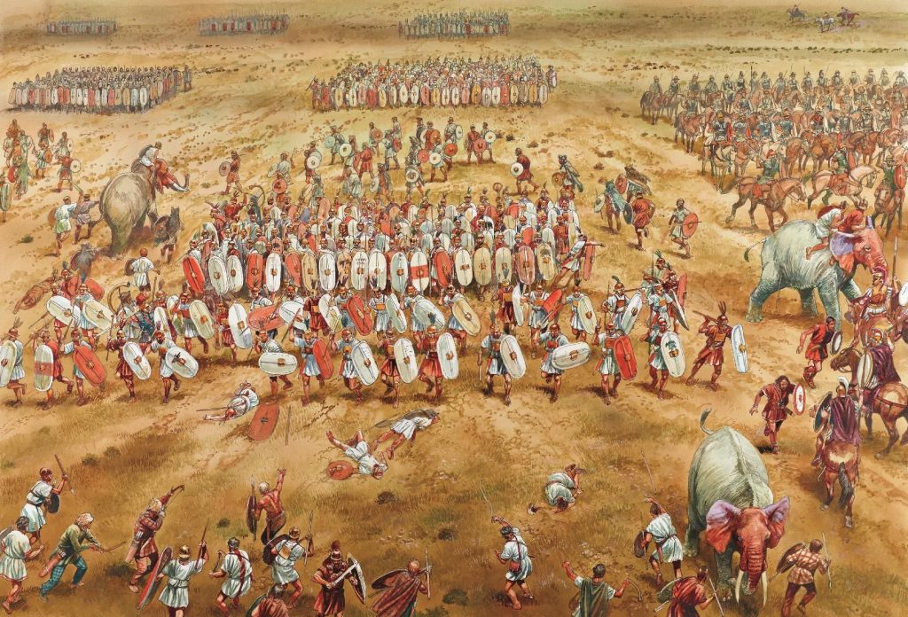 Zama Muharebesi sadece İkinci Pön Savaşı'nı sona erdirmekle kalmadı, aynı zamanda Roma lejyonlarını Büyük İskender'in ordularından bu sana en büyük güç olarak tesis etti.