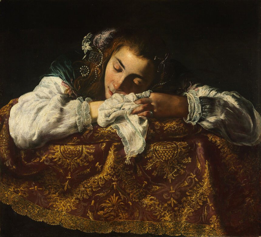 Domenico Fetti Sleeping Girl