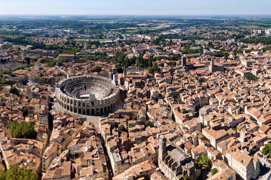 Bouches-du-Rhone'daki Roma kenti Arles
