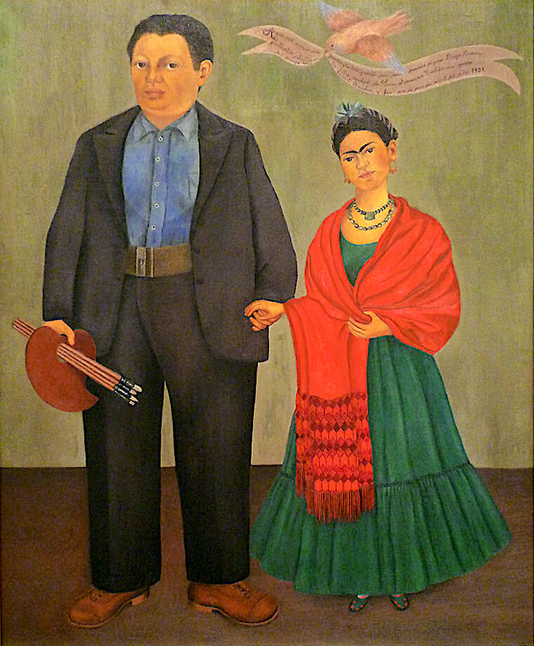 Frida and Diego Rivera (Frida ve Diego Rivera), 1931