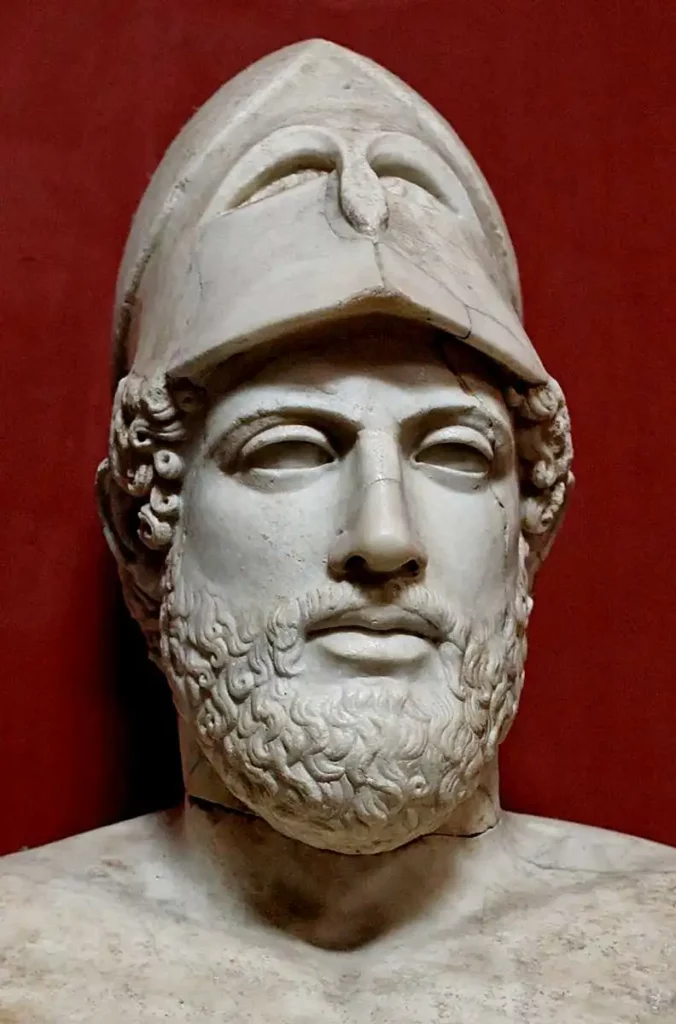 Perikles'in büstü.